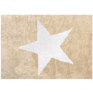 Ara Textil Waschbare Teppiche - Aratextil Estela Beige Blan