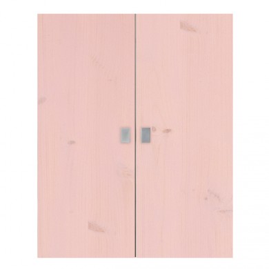LIFETIME Türenset groß für Regal in rosa wash - Griffe separat 