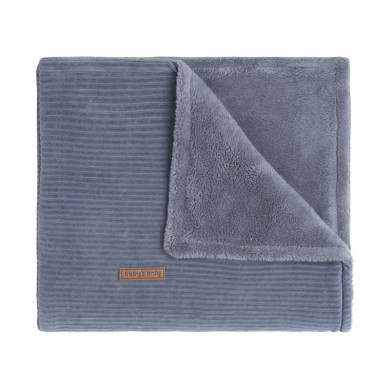 Baby's Only Babydecke mit Teddyfutter Sense vintage blue 95x70cm
