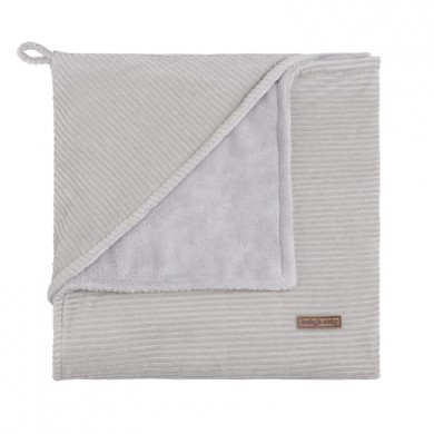 Baby's Only Kapuzenkuscheldecke Sense kieselgrau 75x75cm