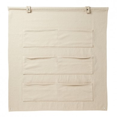 LIFETIME Taschenaufhänger für das Bett 'Essence' in natural - 89x84cm