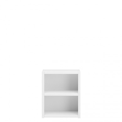 LIFETIME Regalsystem - Regal Höhe 82cm mit 1 Einlegeboden in weiß