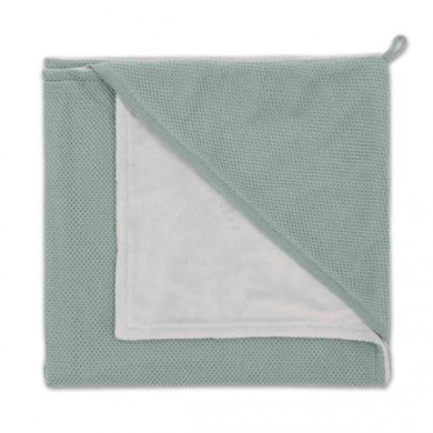 Baby's Only Kapuzenkuscheldecke Classic stonegreen 82x82cm