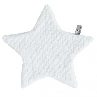 Baby's Only Kuscheltuch Stern Zopf weiß 30x30cm
