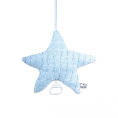 Baby's Only Spieluhr Stern Zopf hellblau 30x30 cm