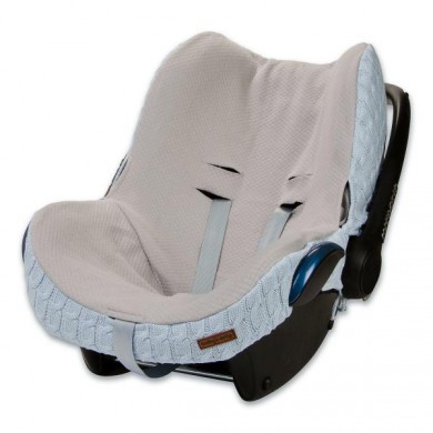 Baby's Only Bezug Maxi-Cosi Zopf hellblau