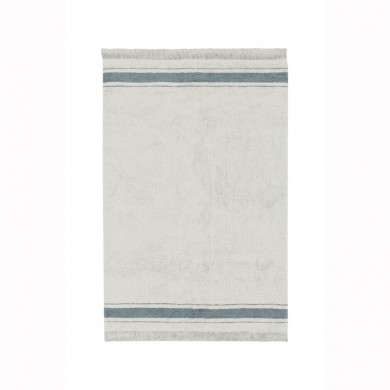 Lorena Canals waschbarer Teppich 'Gastro' vintage blue 140x200cm