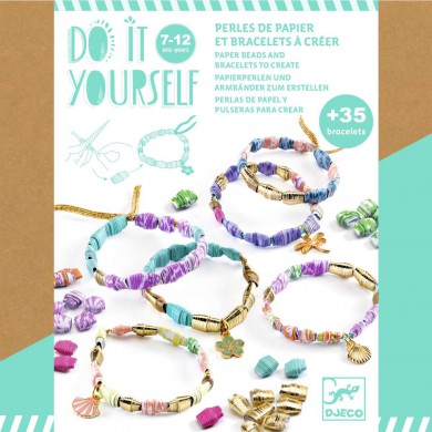 Djeco Do it yourself: Papierperlen Stylish & Gold