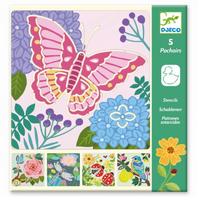 Djeco Schablodenen-Set 'Schmetterling&Co.'