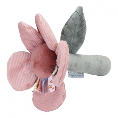 Little Dutch Rassel Blume "Flowers & Butterflies" pink