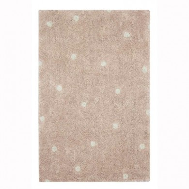 Lorena Canals waschbarer Teppich 'Mini Dot' in rose 100x150cm