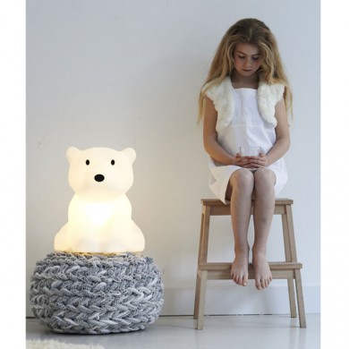 MrMaria Lampe Eisbär Nanuk - Höhe 41cm