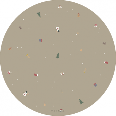 NouiNoui Weihnachtsbaummatte in 'christmas whimsies' 125 cm