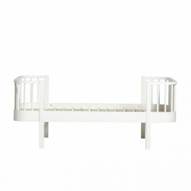 Oliver Furniture Wood Collection Junior- und Kinderbett in 90x160cm weiß