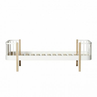 Oliver Furniture Wood Collection Einzelbett 90x200cm cm Eiche