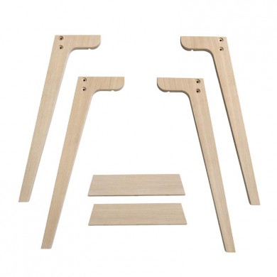 Oliver Furniture Extra Tischbeinset für Juniorschreibtisch Wood