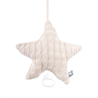 Baby's Only Spieluhr Stern Zopf beige 30x30 cm