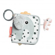 Done by Deer Activity-Buch "Elphee Elefant" grau 14cm