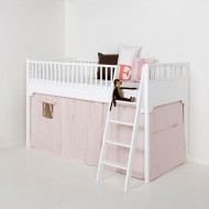 Oliver Furniture Vorhangset rosa gestreift für halbhohes Bett ...