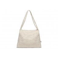 Jollein Wickeltasche Bouclé 24x43cm in naturel