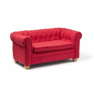 Kids Concept Chesterfield Kindersofa in rot 