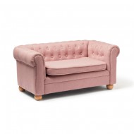 Kids Concept Chesterfield Kindersofa in hellrosa