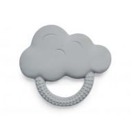 Jollein Beißring Naturkautschuk 'Cloud' in storm grey