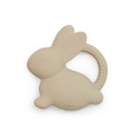 Jollein Beißring Naturkautschuk 'Bunny' in nougat