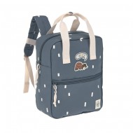 Lässig kleiner Rucksack Square 'Happy Prints' in blau