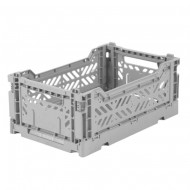 AY-KASA Klappbox mini in grey - 27x17x10,5cm