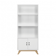 Bopita Bücherregal Lynn in weiß/natur