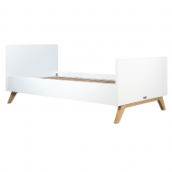 Bopita Bett Lynn in weiß/natur 90x200cm