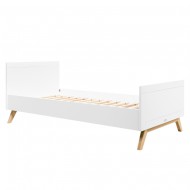 Bopita Bett Fenna in weiß/natur 90x200cm