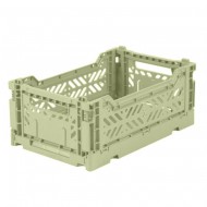 AY-KASA Klappbox mini in lime cream - 27x17x10,5cm
