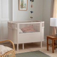 Sebra Babybett bzw. Juniorbett 'birchbark beige' - mitwachsend