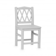 Cam Cam nostalgischer Kinderstuhl 'Harlequin' in Classic Grey30x30cm