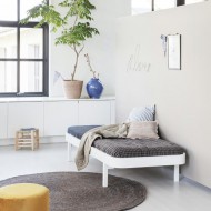 Oliver Furniture Wood Collection Lounger Tagesbett 90x200cm cm weiß