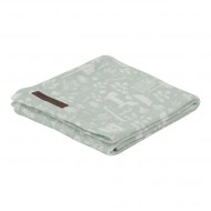 Little Dutch Swaddle/Pucktuch "Adventure mint" in 120x120cm