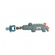 Done by Deer Schnullertuch / Spielzeug 'Croco Krokodil' jade-g...