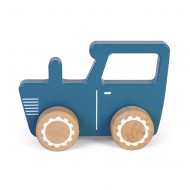 Little Dutch Holzspielzeug Auto / Traktor in blau