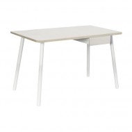 LIFETIME Schreibtisch mit Schublade in white wash- Breite 120cm