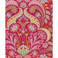 Eijffinger "Tout Petit" Vliestapete mit Ornamenten und Blumen in rot/rosa/gelb