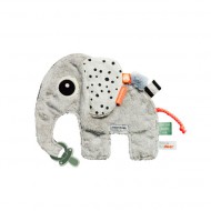 Done by Deer Schnuller- / Schmusetuch 'Elphee Elefant' grau ca. 25cm