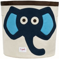 Aufbewahrungskorb Elefant in blau von 3 Sprouts