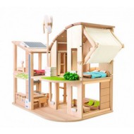 Plantoys energieeffizientes Puppenhaus möbliert 