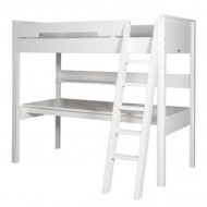 Bopita Mix&Match Combiflex Hochbett XL 90x200cm mit schräger Treppe - Schreibtischplatte optional