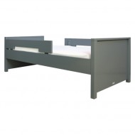 Bopita Mix&Match Kinder-/Jugendbett Jonne 90x200cm in deepgrey inklusive 2 Rausfallschutzen