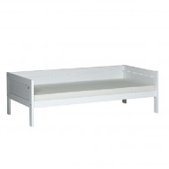 LIFETIME Bett 90x200cm aus Vollholz in weiß, white wash oder grey wash
