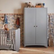 Leander Classic Kleiderschrank in grau