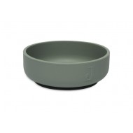 Jollein Schale Silikon in ash green